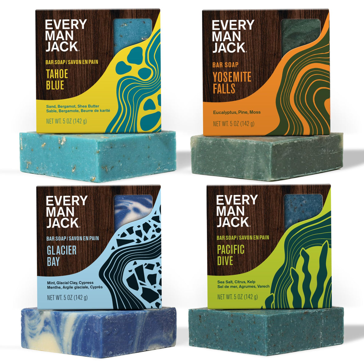 Every Man Jack Cold Plunge Body Bar Soap pack front view