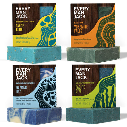 Every Man Jack Cold Plunge Body Bar Soap pack front view