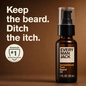 Every Man Jack Hydrating Beard Oil 1oz Sandalwood Teak back view