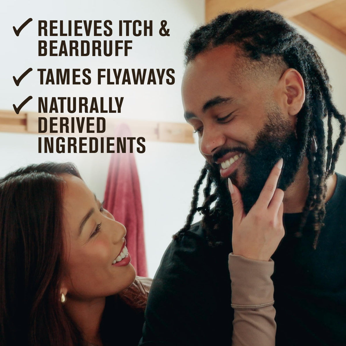 Every Man Jack Hydrating Beard Oil pouring from bottle