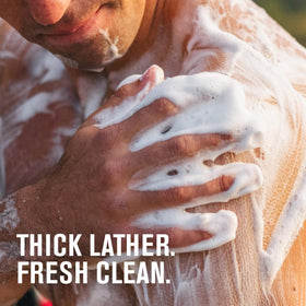 Every Man Jack Hydrating Body Wash Cedar Red Sage lifestyle scene