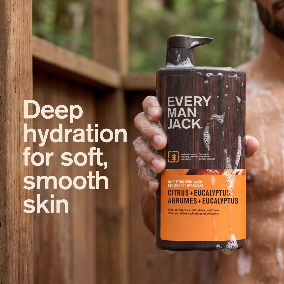 Every Man Jack Hydrating Body Wash Citrus Eucalyptus packaging