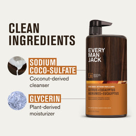 Every Man Jack Hydrating Body Wash Citrus Eucalyptus texture close-up