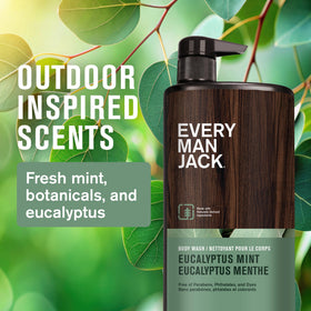 Every Man Jack Hydrating Body Wash Eucalyptus Mint packaging
