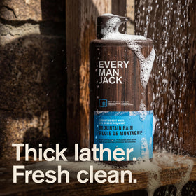 Every Man Jack Hydrating Body Wash Mountain Rain back view