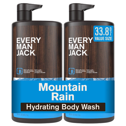 Every Man Jack Hydrating Body Wash Mountain Rain front view
