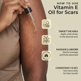 Everyday Beauty Organic Vitamin E Oil for Scars close-up of texture
