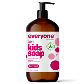 Everyone 3 In 1 Berry Blast Kids Soap front view with colourful packaging