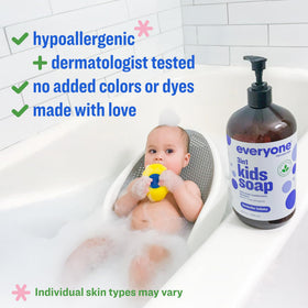 Everyone 3-in-1 Kids Soap Lavender 32 oz back view