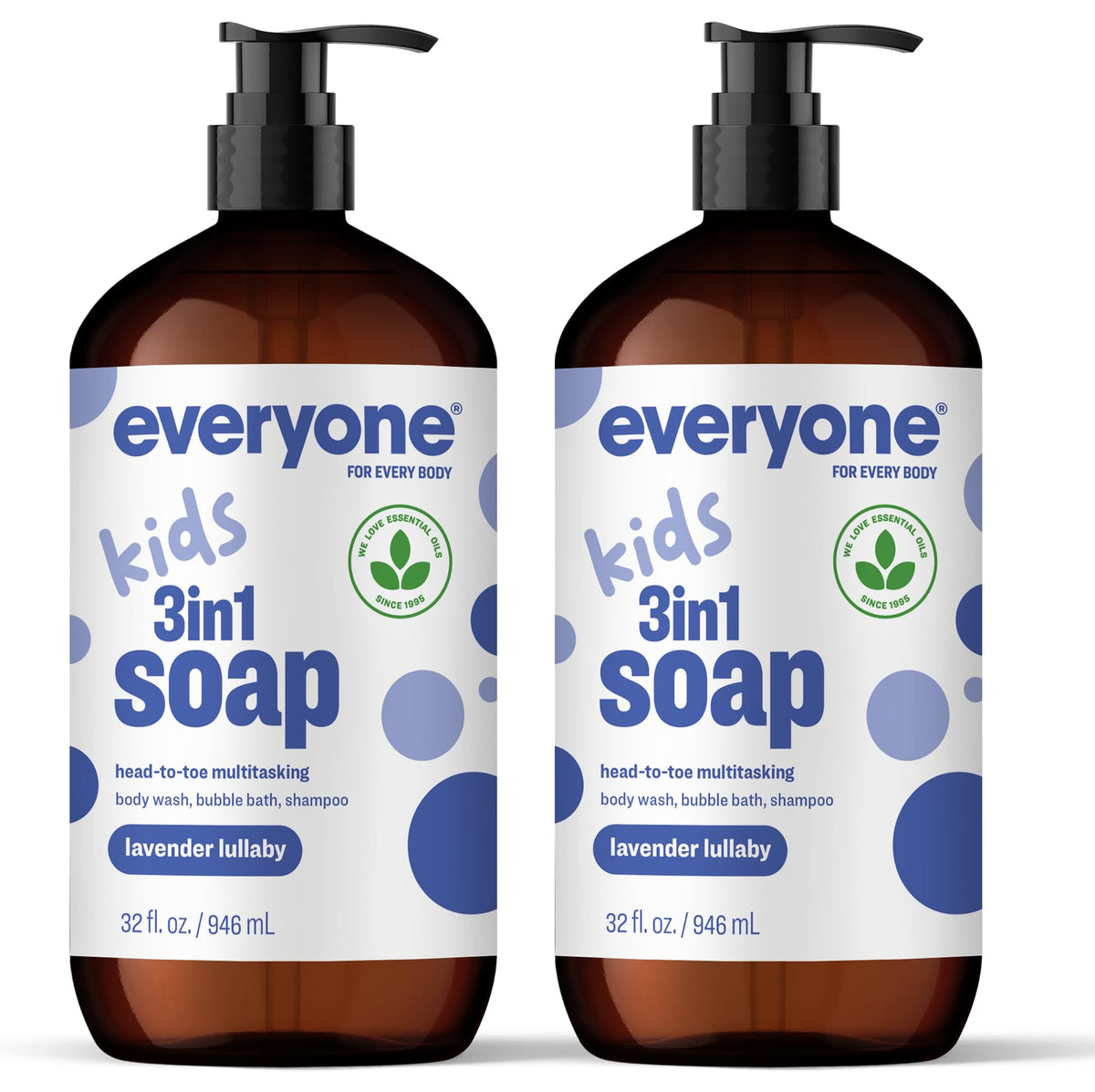 Everyone 3-in-1 Kids Soap Lavender 32 oz front view
