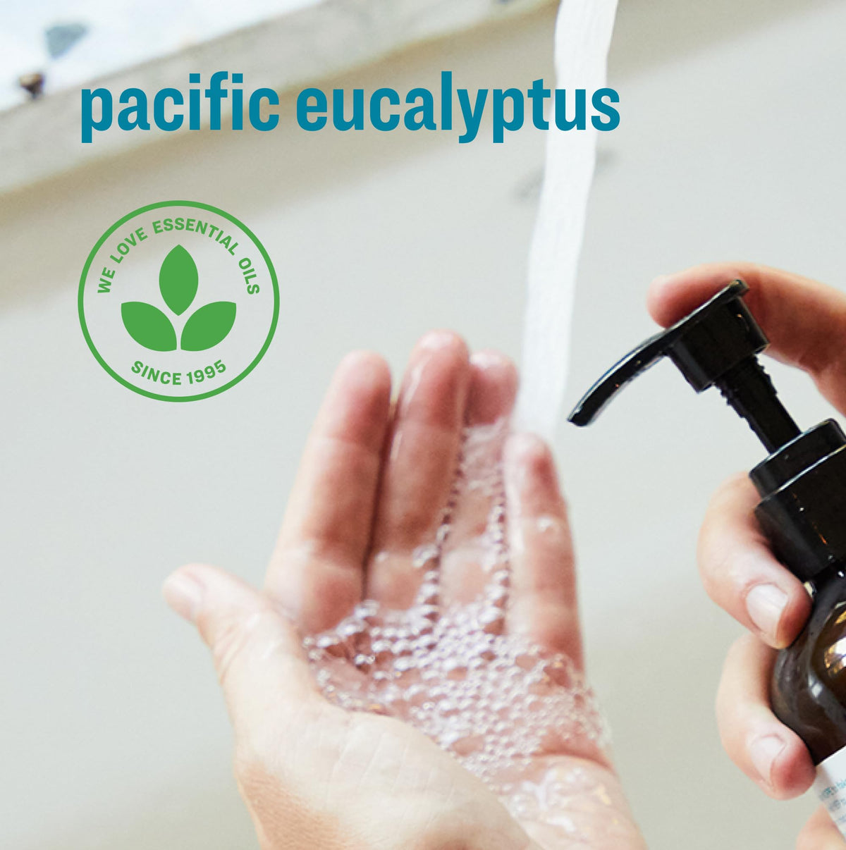everyone for every body Liquid Hand Soap Pacific Eucalyptus side view