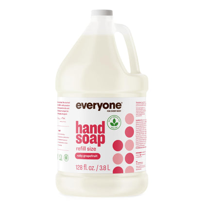 everyone for every body Ruby Grapefruit Liquid Hand Soap Refill front view