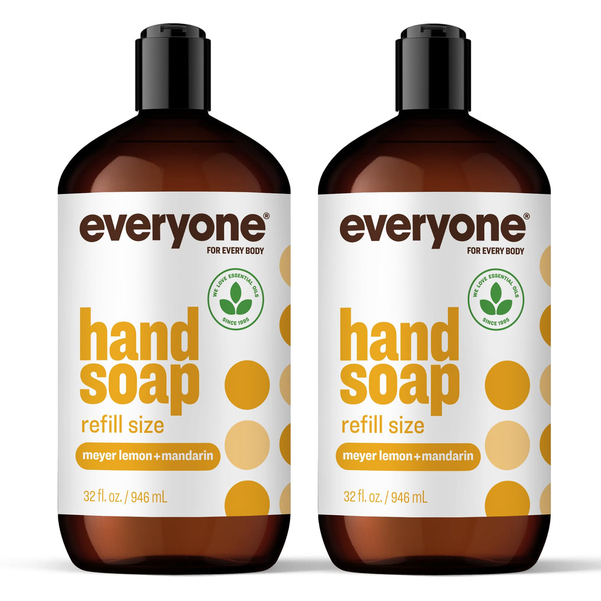 everyone Liquid Hand Soap Refill 32 oz Meyer Lemon Mandarin front view