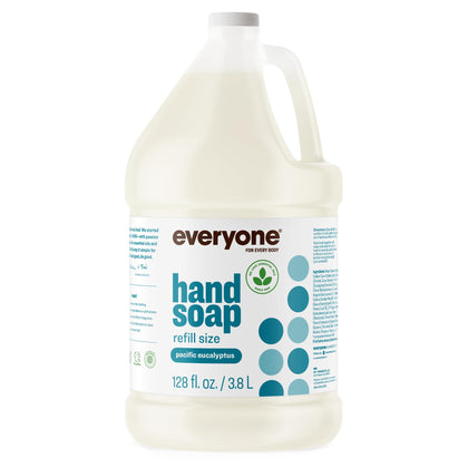 Everyone Liquid Hand Soap Refill Pacific Eucalyptus 1 Gallon front view