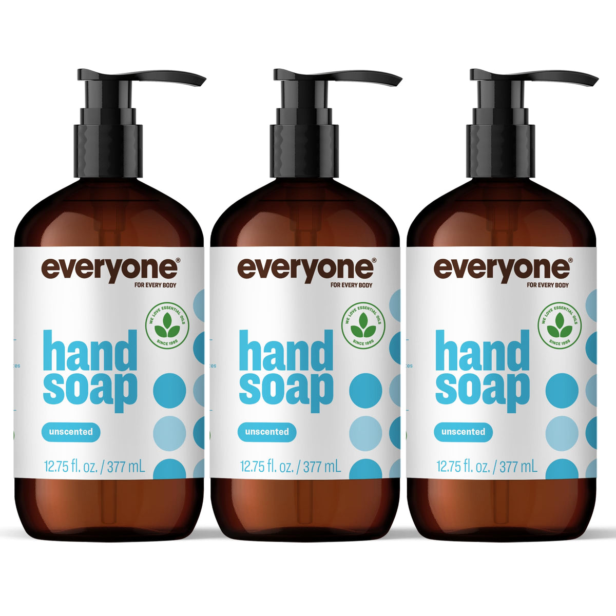Everyone Liquid Hand Soap unscented 12.75 oz bottle front view