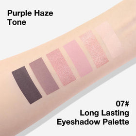 evpct 6 Colour Eyeshadow Palette swatches on skin