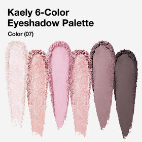 evpct 6 Colour Eyeshadow Palette with compact design and mirror