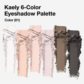 evpct 6 Colour Natural Eyeshadow Palette with compact design