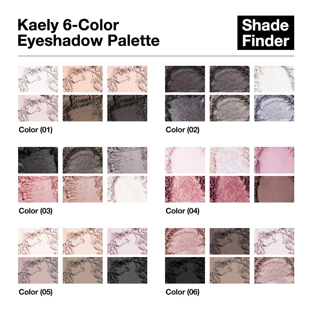 evpct 6 Colour Pink Eyeshadow Palette packaging