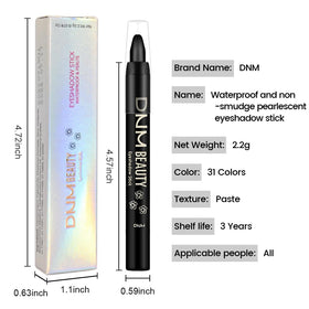 evpct Black Matte Cream Eye Shadow Stick shades overview