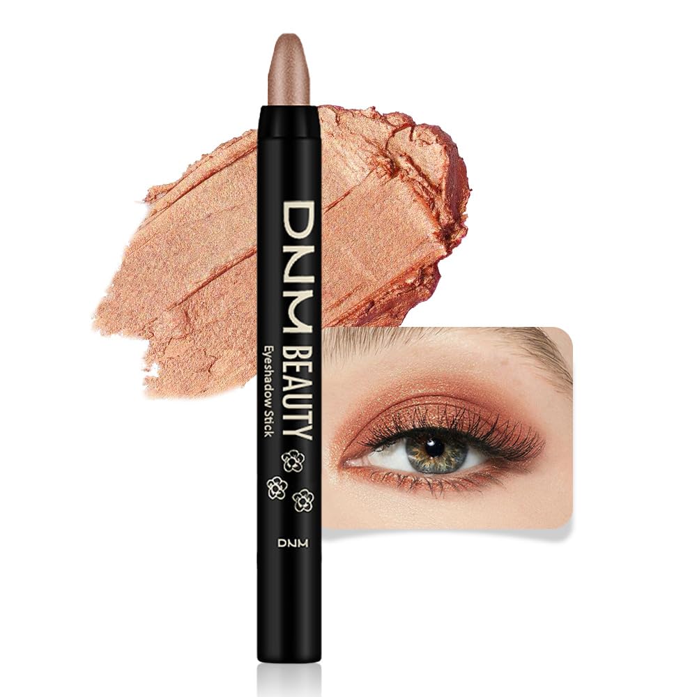 evpct Bronze Gold Shimmer Cream Eye Shadow Stick Set front view with all 35 colours