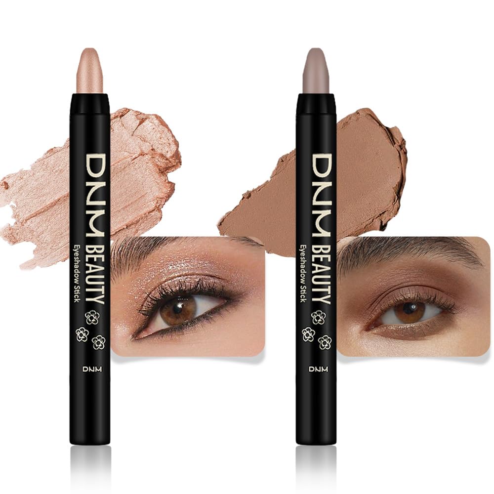 evpct Caramel Matte Cream Eye Shadow Brightener Sticks Set front view
