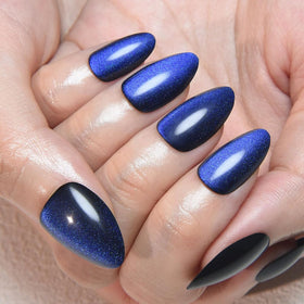 evpct cat eye glitter press on nails kit packaging