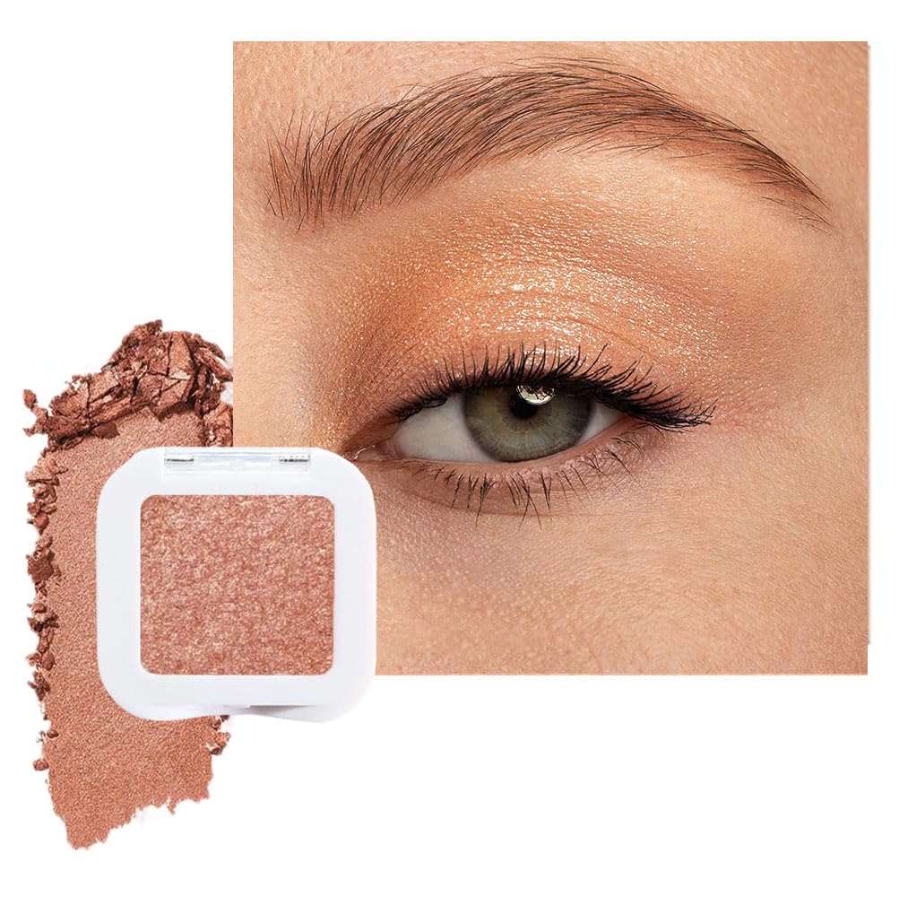 evpct Champagne Gold Glitter Eyeshadow Palette front view