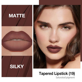 evpct Chestnut Maroon Matte Lipstick Crayon pointed tip close-up