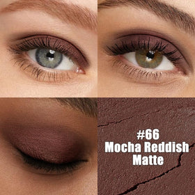 evpct Chocolate Matte Cream Eye Shadow Stick in use on eyelid