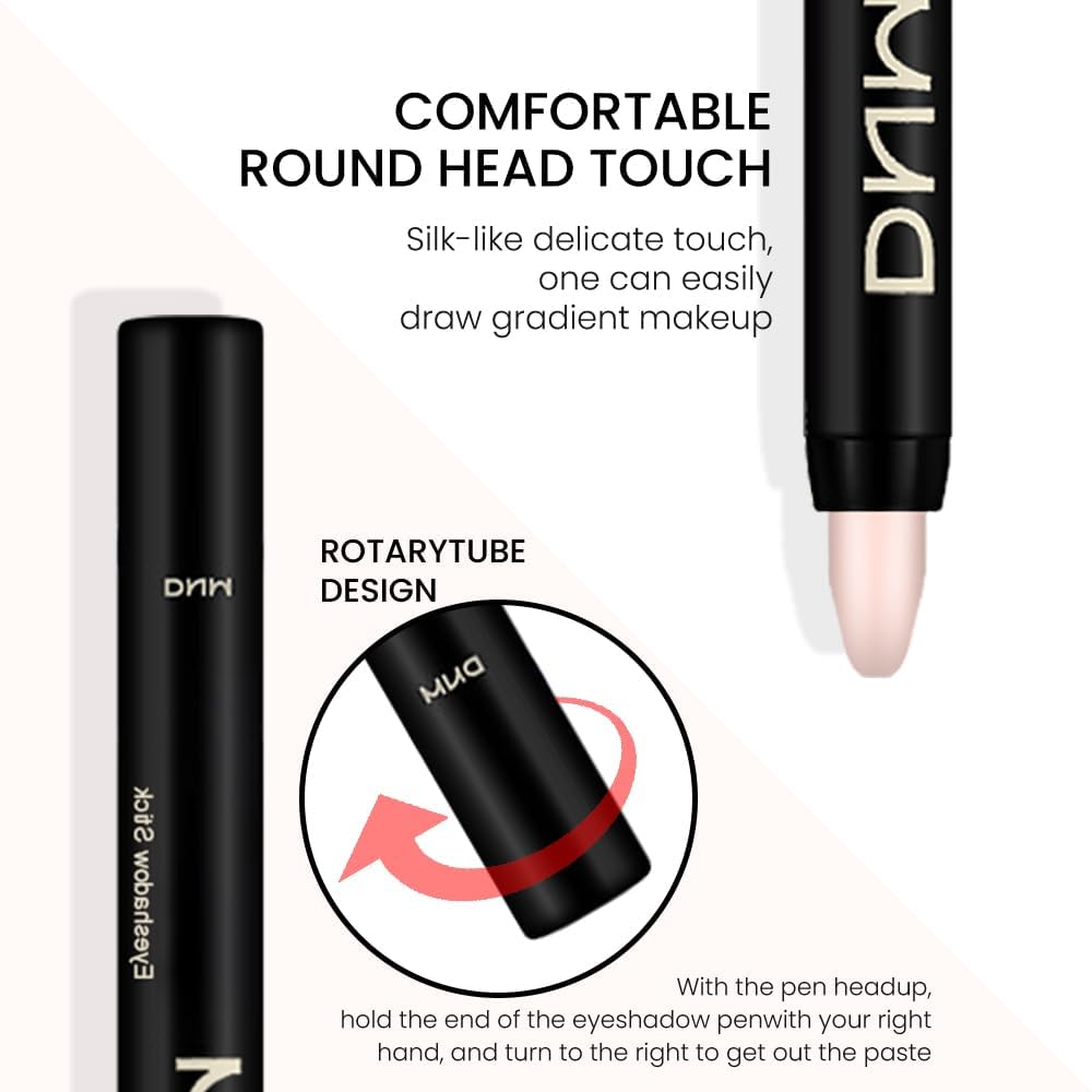 evpct Cream Eyeshadow Stick demonstrating smooth application