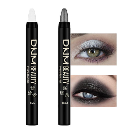 evpct Cream Eyeshadow Stick Set Pearl White and Pearl Black front view