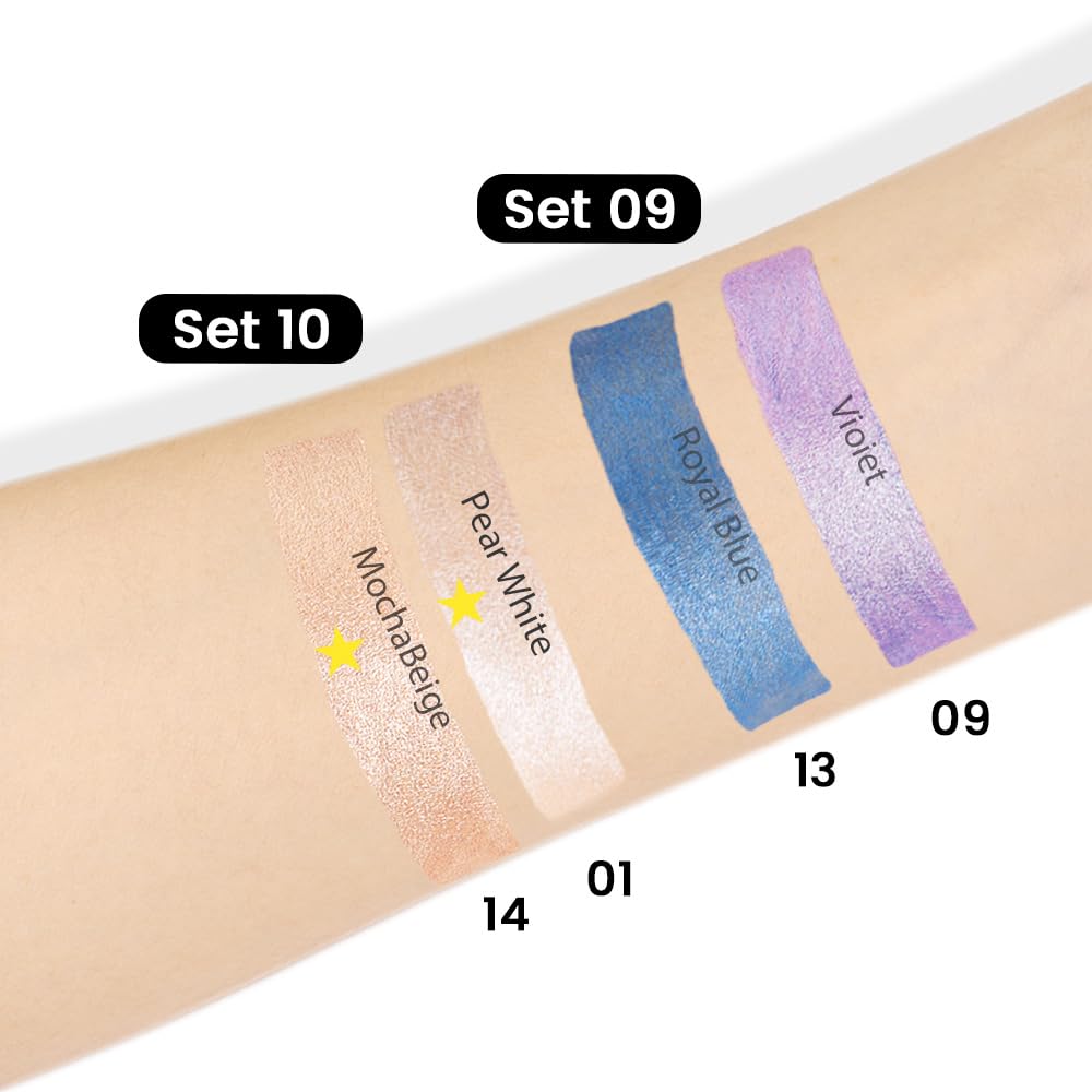 evpct Cream Eyeshadow Stick swatches on skin