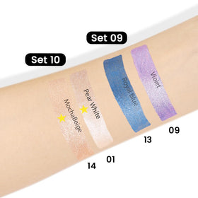 evpct Cream Eyeshadow Stick swatches on skin