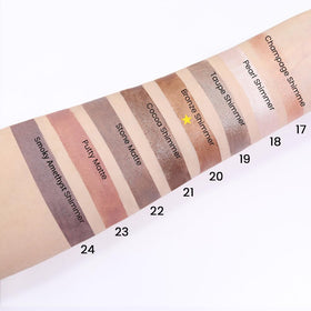 evpct Cream Eyeshadow Sticks Set displayed on a makeup table
