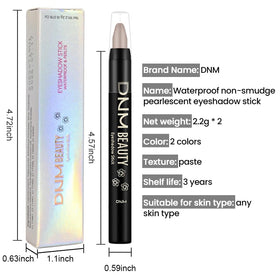 evpct Cream Eyeshadow Sticks Set displayed with makeup accessories