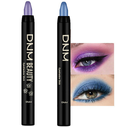 evpct Cream Eyeshadow Sticks Set front view with Violet and Royal Blue