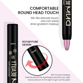 evpct Cream Eyeshadow Sticks Set showing Light Purple stick close-up