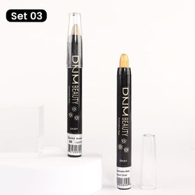 evpct Cream Eyeshadow Sticks Set with makeup brushes and accessories