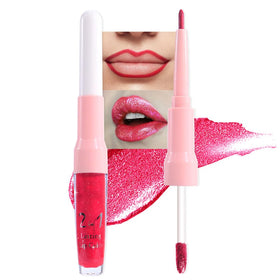 evpct Crushed Ruby Red Lip Liner and Lipstick Set packaging