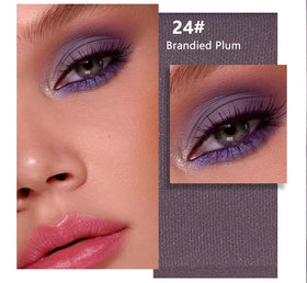 evpct Dark Brandied Plum Matte Eyeshadow Palette with shades