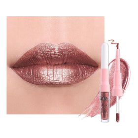 evpct Dark Bronze Lip Liner and Lipstick Combo front view