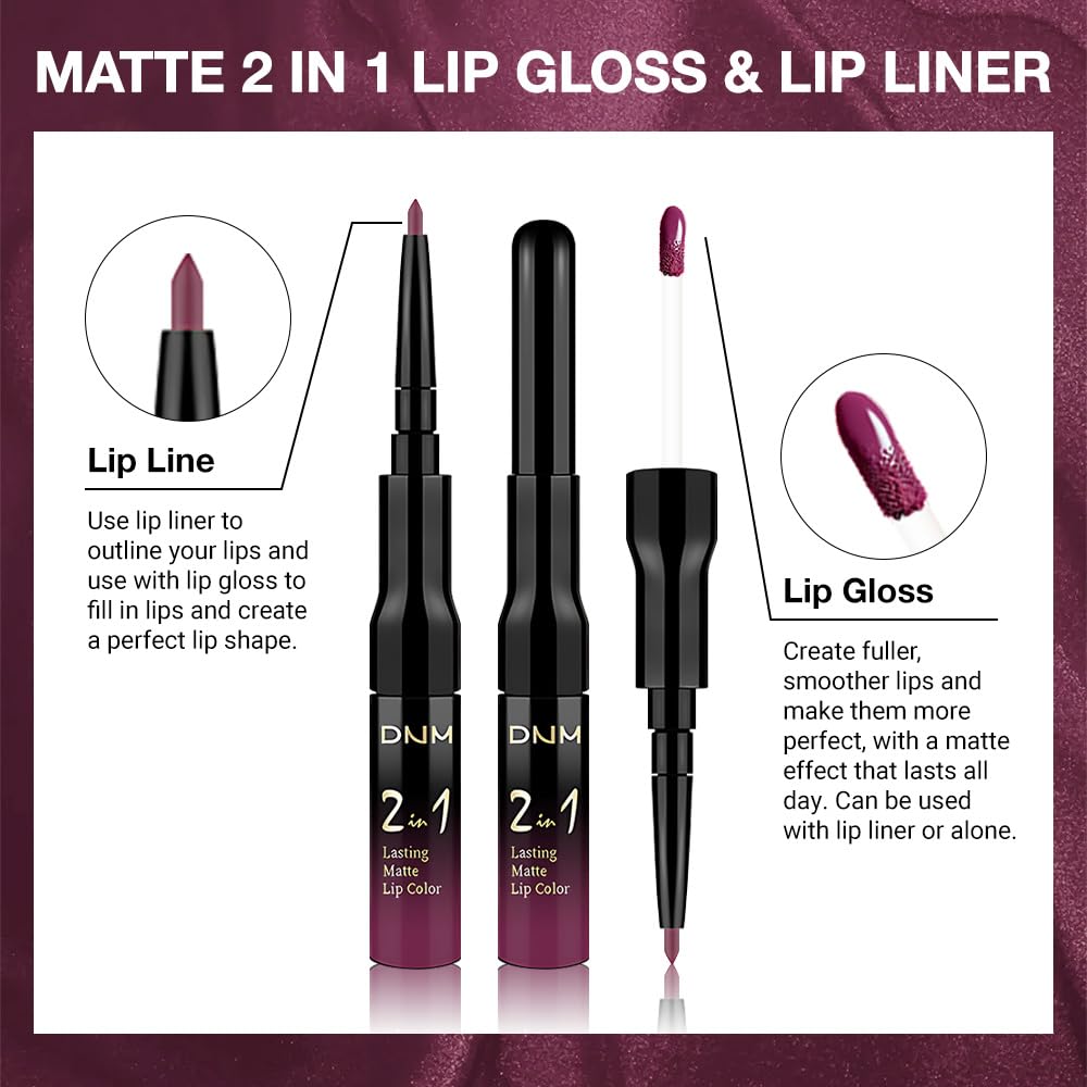 evpct Dark Plum Purple Liquid Lipstick swatch on skin