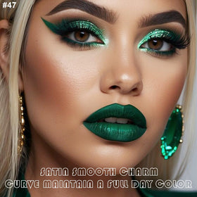 evpct Emerald Green Lipstick tube with matte finish