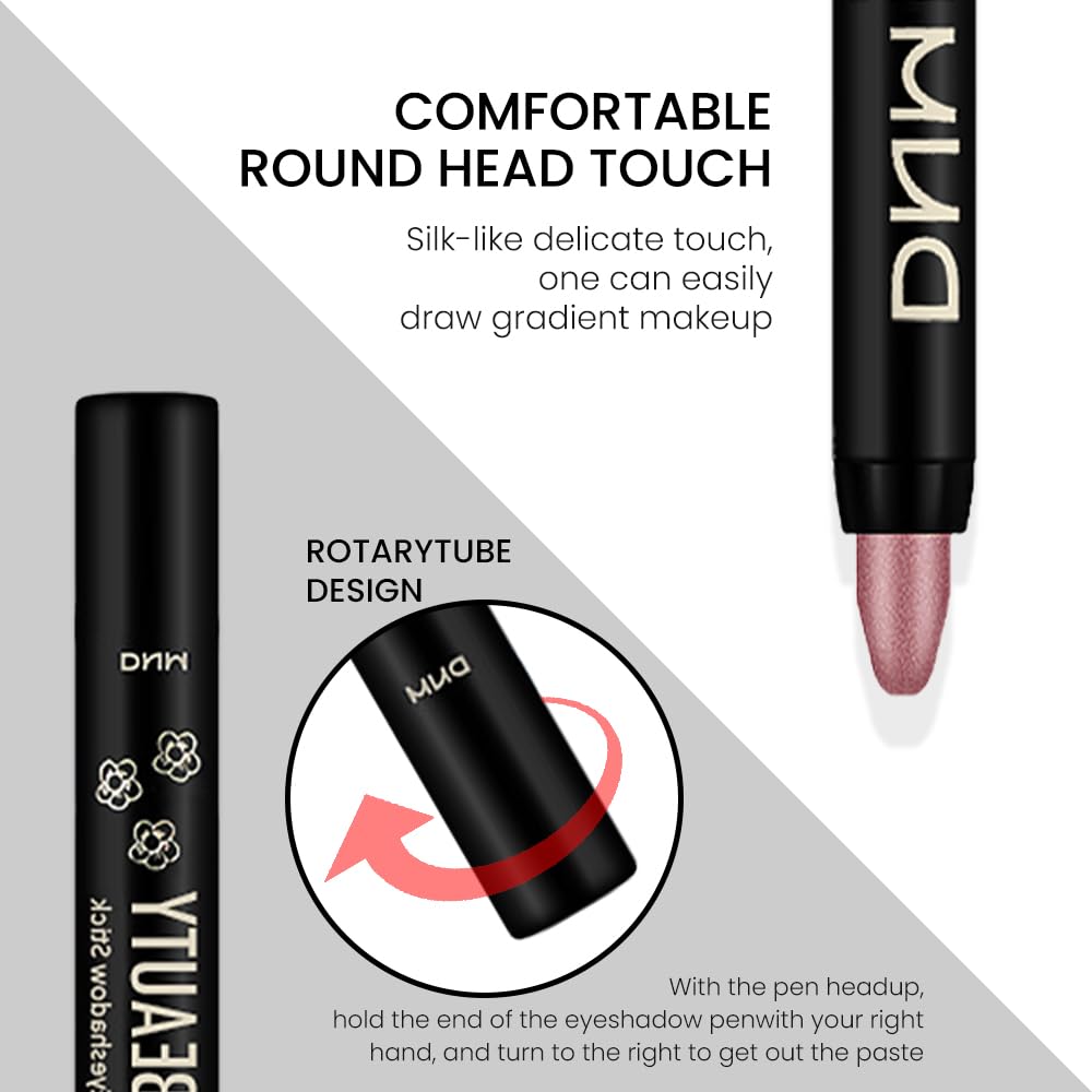 evpct Eye Shadow Brightener Sticks Set in use on model