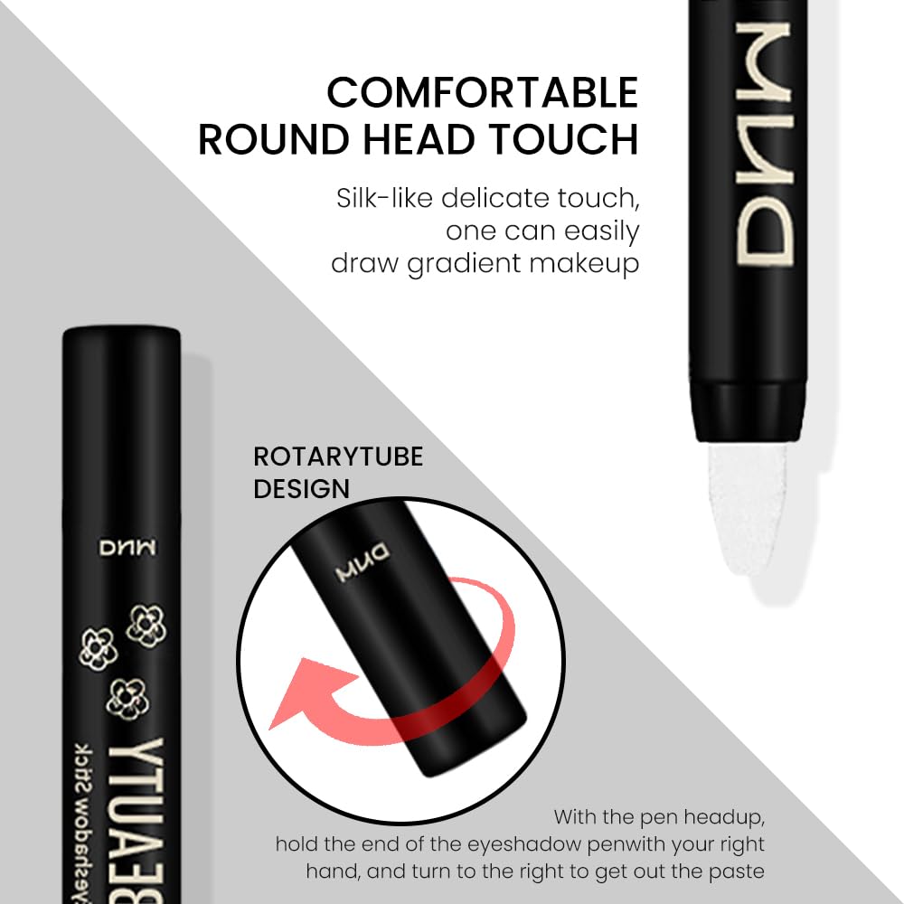 evpct eye shadow stick in shimmery white shade