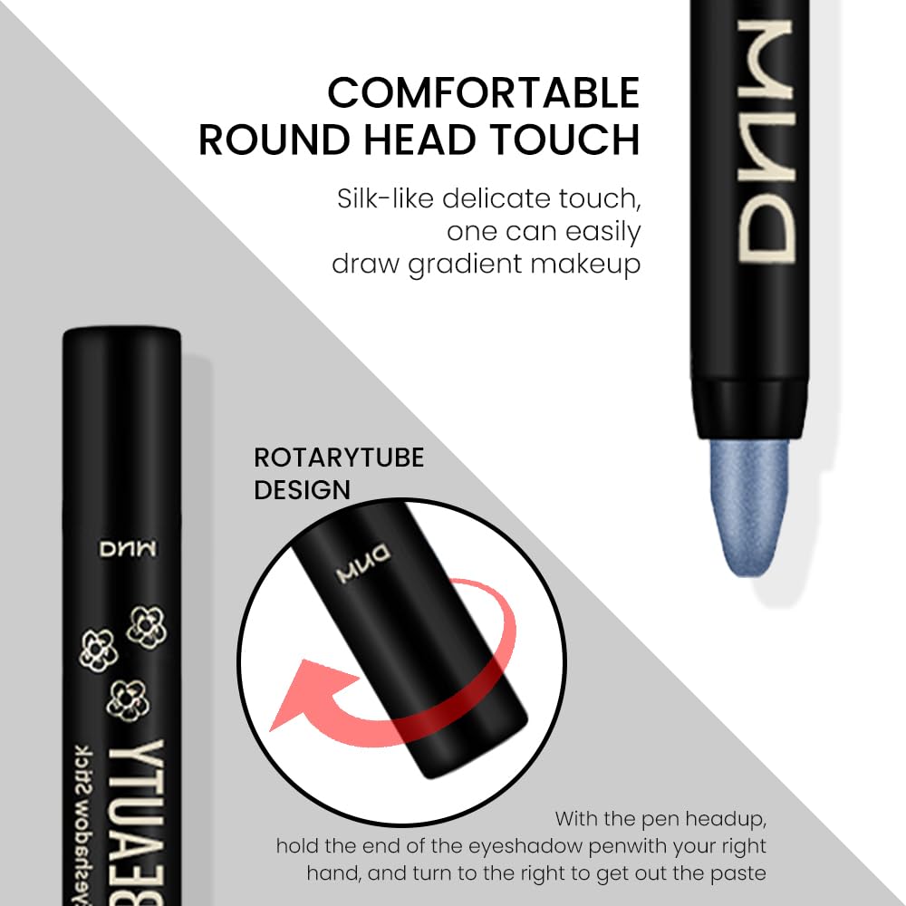 evpct eye shadow stick in use on model's eyelid