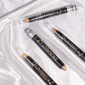 evpct eye shadow stick set showcasing various eye makeup looks