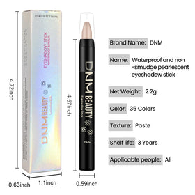 evpct eye shadow sticks displaying shimmer and matte finishes