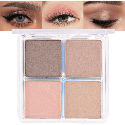 evpct Eyeshadow Quad Palette front view with four shades